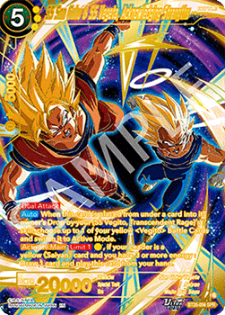 SS Son Goku & SS Vegeta, Acknowledging Strengths (BT28-094) [V2 · Special Rare]