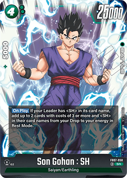Son Gohan : SH [Fusion World] (FB07-058) [V1 · Super Rare]