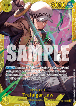 Trafalgar Law (OP10-119) [PRB02 · V1 · Secret Rare]