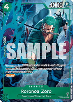 Roronoa Zoro (PRB02-006) [PRB02 · V2 · Alternate Art]