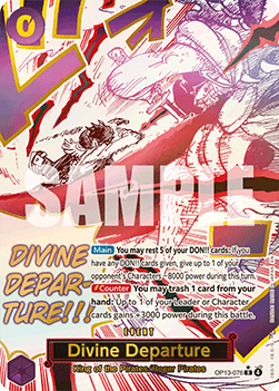 Divine Departure (OP13-076) [OP13 · V2 · Alternate Art]