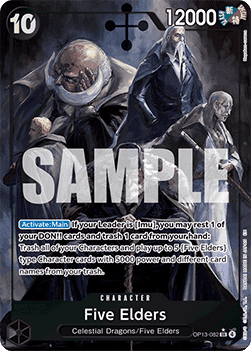 Five Elders (OP13-082) [OP13 · V2 · Alternate Art]
