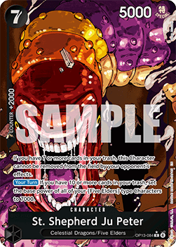 St. Shepherd Ju Peter (OP13-084) [OP13 · V2 · Alternate Art]