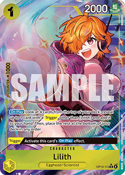 Lilith (OP13-113) [OP13 · V2 · Alternate Art]