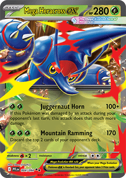 Mega Heracross ex [Phantasmal Flames] (PFL-004)