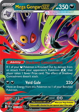 Mega Gengar ex [Phantasmal Flames] (PFL-056)