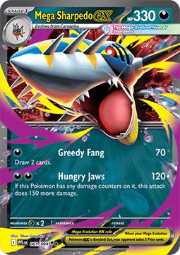 Mega Sharpedo ex [Phantasmal Flames] (PFL-061)