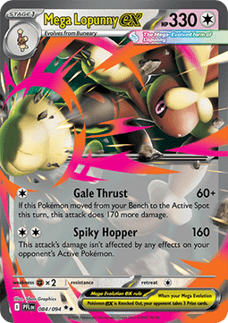 Mega Lopunny ex [Phantasmal Flames] (PFL-084)