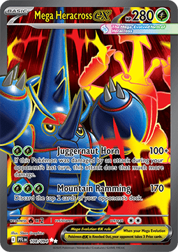 Mega Heracross ex [Phantasmal Flames] (PFL-108)
