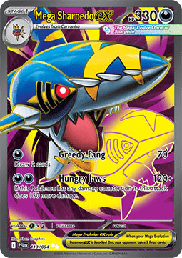 Mega Sharpedo ex [Phantasmal Flames] (PFL-113)