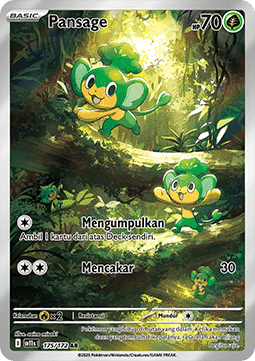 Pansage [Black & White ID/TH] (SV11s 175)
