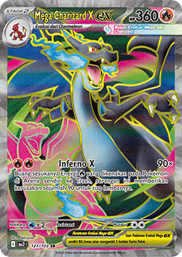Mega Charizard X ex [Indigo Flame] (MA2-121)