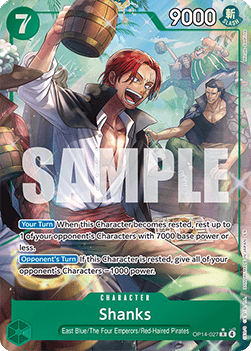 Shanks (OP14-027) [V2 · Alternate Art]