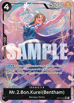 Mr.2.Bon.Kurei (OP14-091) [OP14 · V2 · Alternate Art]