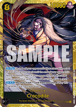 Crocodile (OP14-120) [OP14 · V1 · Secret Rare]