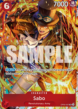 Sabo (OP05-007) [UP · Super Rare]