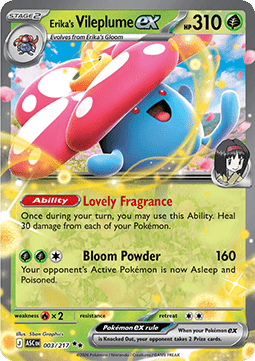 Erika's Vileplume ex [Ascended Heroes] (ASC-003)