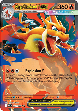 Mega Charizard Y ex [Ascended Heroes] (ASC-022)