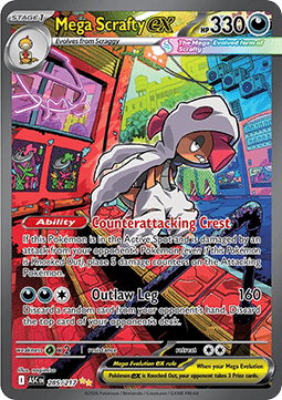 Mega Scrafty ex [Ascended Heroes] (ASC-285)