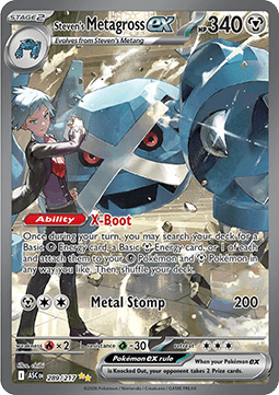 Steven's Metagross ex [Ascended Heroes] (ASC-289)