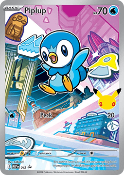Piplup [MEP Black Star Promos] (MEP-042)