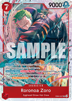Roronoa Zoro (EB04-007) [OP15 · V1 · Super Rare]
