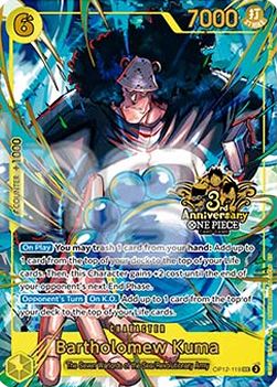 Bartholomew Kuma (OP12-119) [UP · Secret Rare]