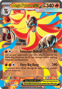 Mega Pyroar ex [Chaos Rising] (CRI-015)