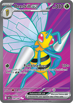 Beedrill ex [Chaos Rising] (CRI-098)