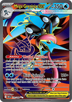 Mega Greninja ex [Chaos Rising] (CRI-100)