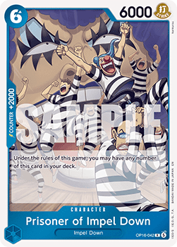 Prisoner of Impel Down (OP16-042) [OP16 · Rare]