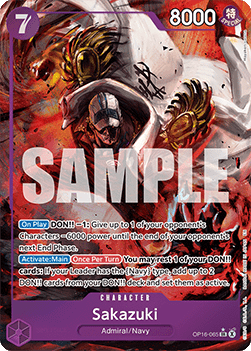Sakazuki (OP16-065) [OP16 · V2 · Alternate Art]