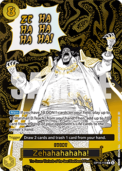 Zehahahahaha! (OP16-116) [OP16 · V2 · Special Rare]