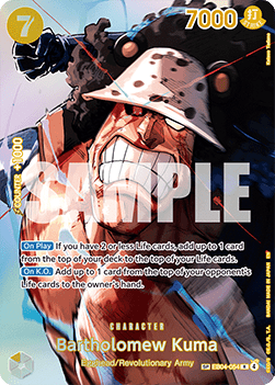 Bartholomew Kuma (EB04-054) [OP16 · Special Rare]