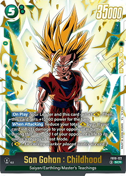Son Gohan : Childhood [Fusion World] (FB10-122) [V1 · Secret Rare]