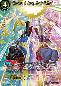 Chronoa & Aeos, Gods United (BT31-098) [V2 · Special Rare]