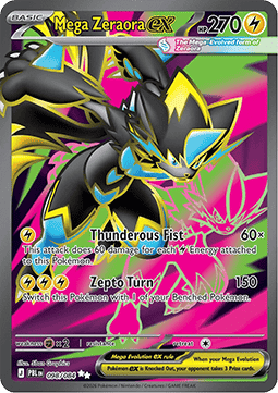 Mega Zeraora ex [Pitch Black] (PBL-098)