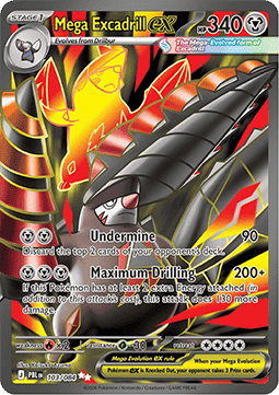 Mega Excadrill ex [Pitch Black] (PBL-103)