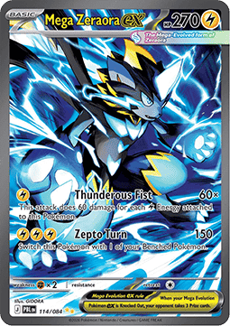 Mega Zeraora ex [Pitch Black] (PBL-114)