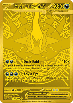 Mega Darkrai ex [Pitch Black] (PBL-120)