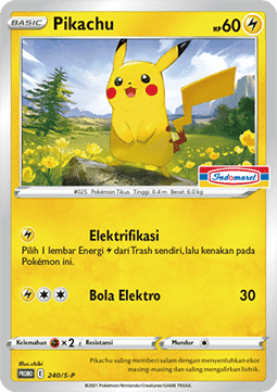 Pikachu [Sword & Shield Indonesian Promos] (PID-240)