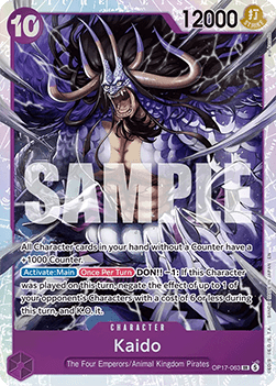 Kaido [The World’s Strongest Warriors] (OP17-063)