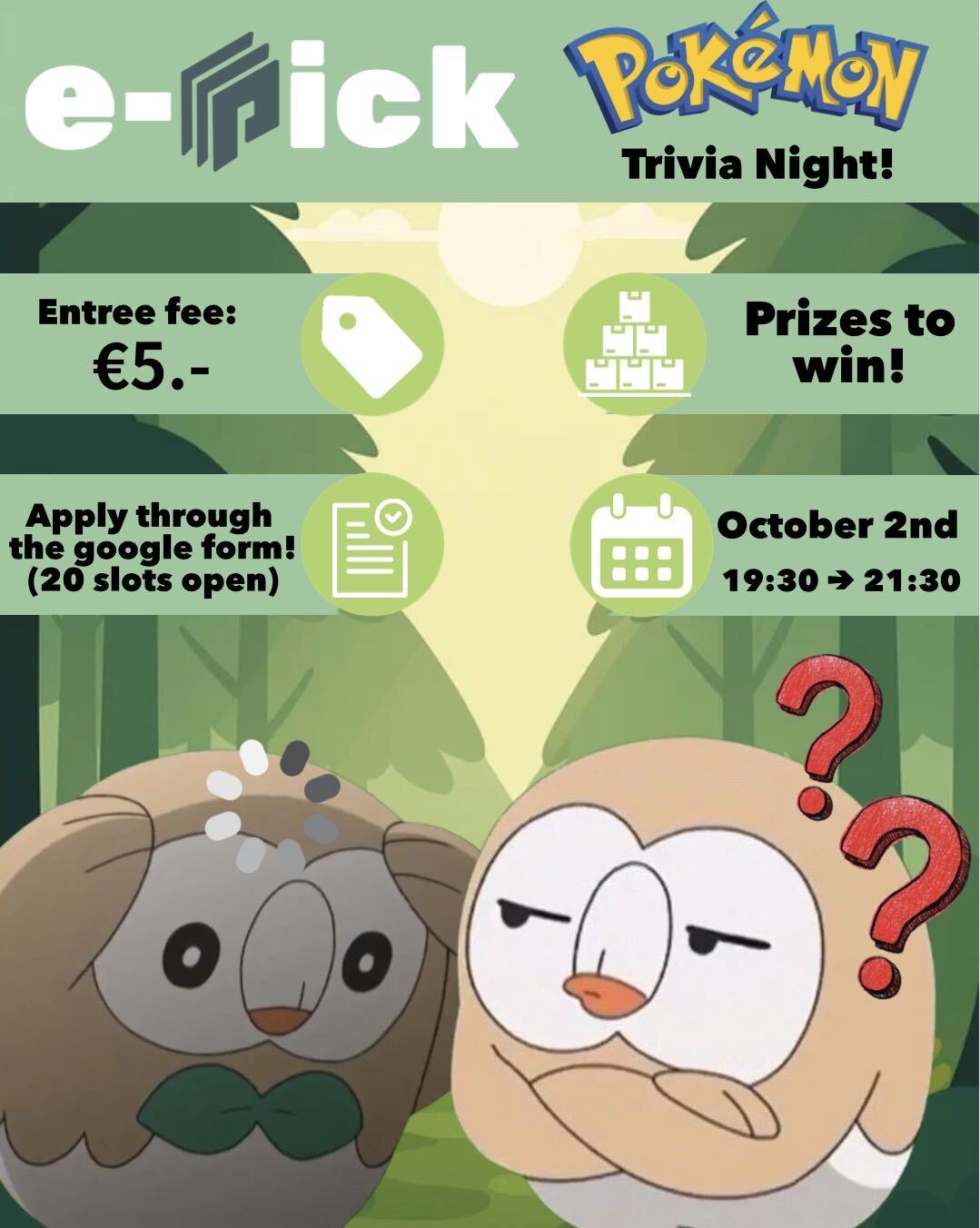 Trivia Night! ticket (October 2nd, 2026)