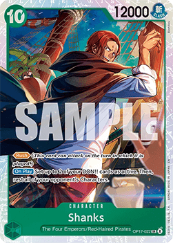 Shanks (OP17-022) (V.1) [The World's Strongest Warriors] (OP17 022)