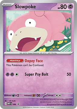 Slowpoke (MEP 086) [MEP Black Star Promos] (MEP 086)