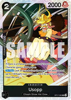 Usopp (OP17-080) (V.1) [The World’s Strongest Warriors] (OP17 080)