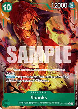 Shanks (OP17-022) (V.2) [The World’s Strongest Warriors] (OP17 22)